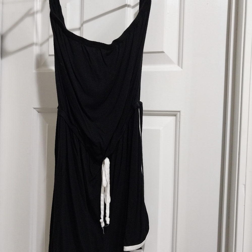 Strapless romper